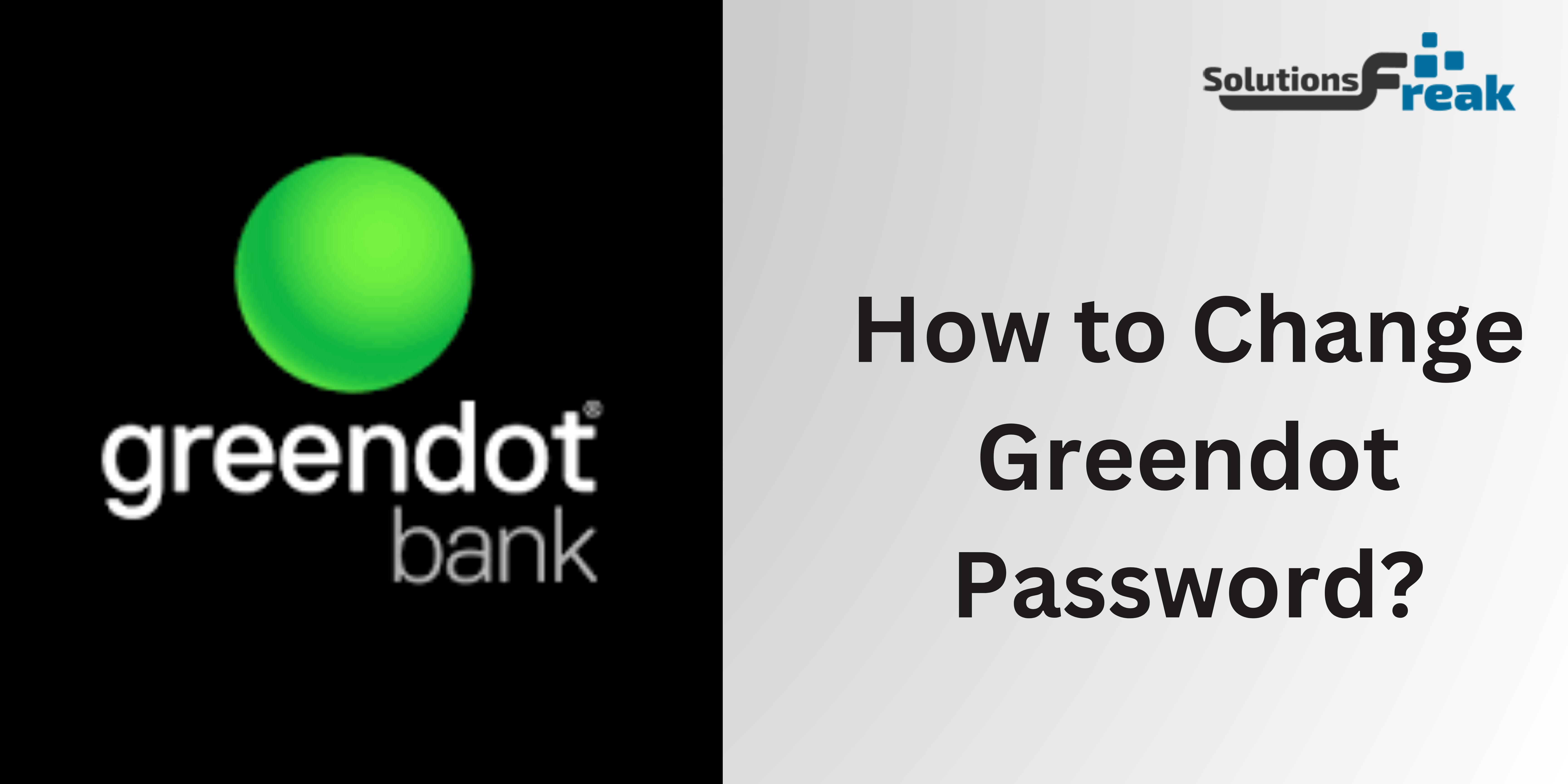 How to Change Green Dot Password